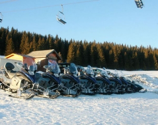 20 km mit dem Schneemobil Morzine Avoriaz 